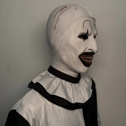 Realistic Scary Clown Mask Full Head – Horror Cosplay Mask
