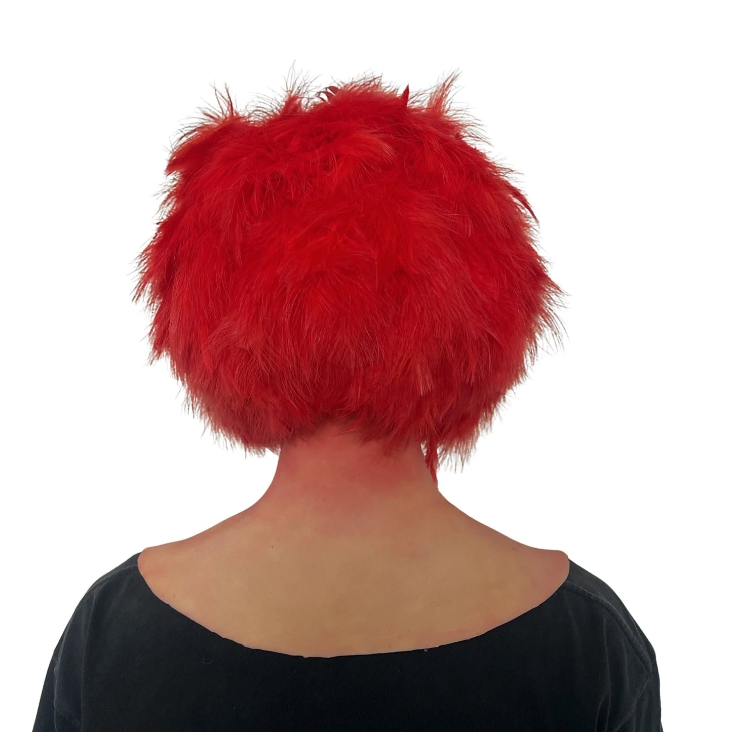 Realistic Red Bird Monster Mask Full Head – Funny Scary Cosplay Animal Mask
