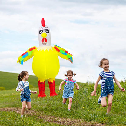 WQWOVRVO Inflatable Chicken Costume for Adult,Funny Blow up Inflatable costumes Halloween Costume Cosplay