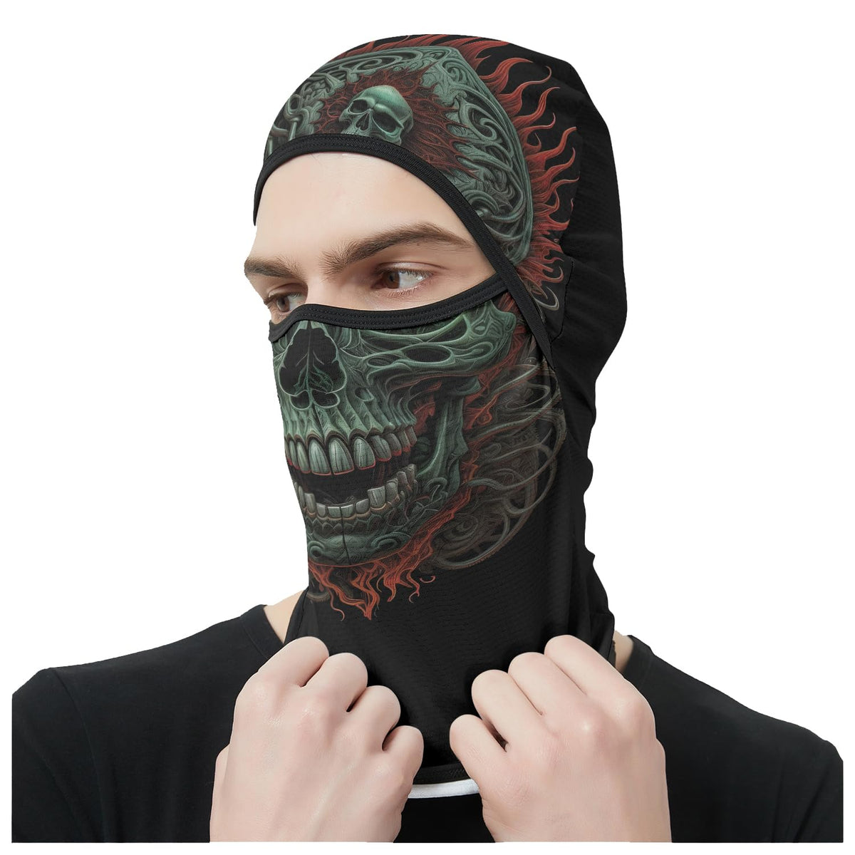 Obacle Balaclava Face Mask Men Women for Sun Protection Motorcycle Fishing Raves