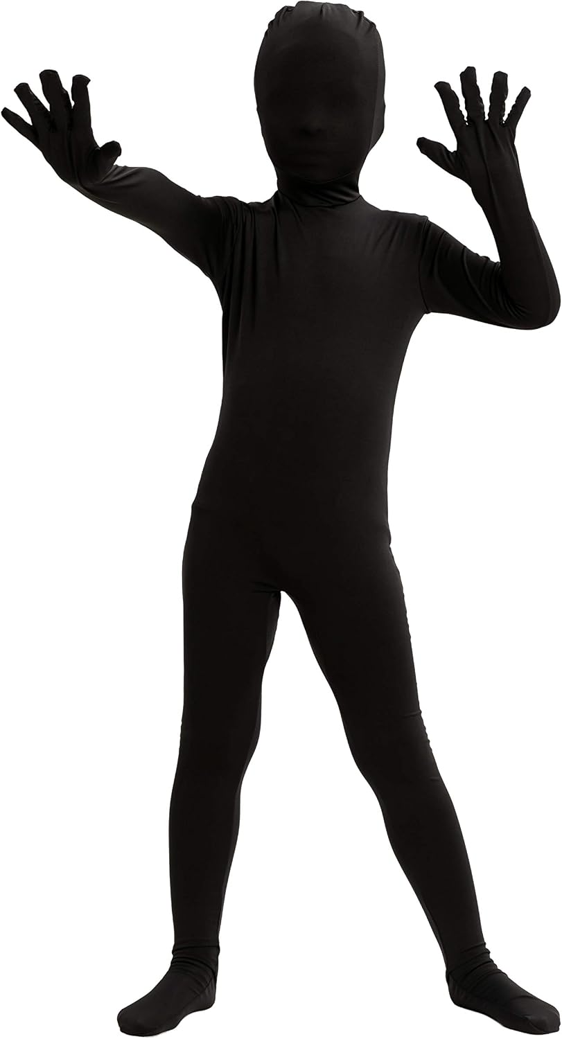 Spooktacular Creations Boy Shadow Costume, Halloween Bodysuit Skin Costume for Kids Halloween Dress Up