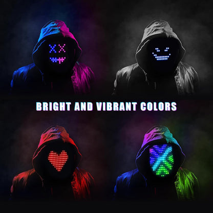Mr.Pang LED Light Up Mask with Gesture Sensing, Kids Toys Gifts for Boys