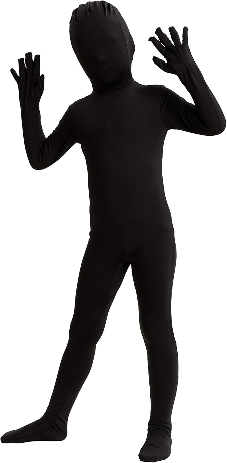 Spooktacular Creations Boy Shadow Costume, Halloween Bodysuit Skin Costume for Kids Halloween Dress Up