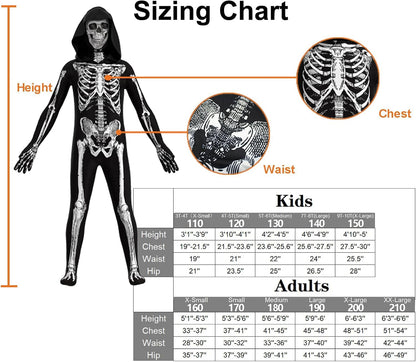 Cupohus' Unisex Jumpsuit - Scary Black and White Halloween Jumpsuit Costume