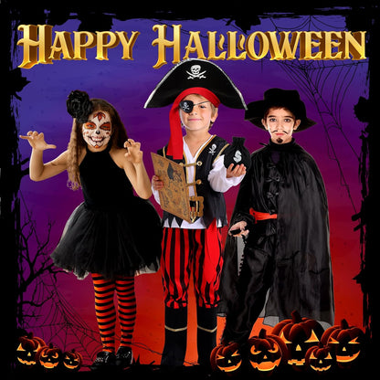 Cocojeci Pirate Costume Kids Boys Halloween Costume,Halloween Costumes for Boy,Toddler Pirate Costumes for Role Play Dress Up
