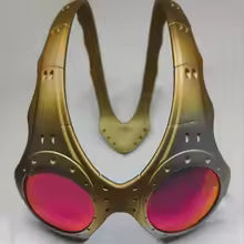 Futuristic Retro Alien Goggles Overhead Sunglasses
