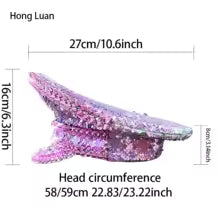 Steampunk Rhinestone Captain Hat (Multiple Styles)
