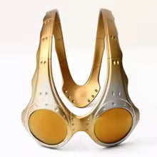 Futuristic Retro Alien Goggles Overhead Sunglasses