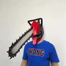 Horror Chainsaw Latex Mask – Full Head Cosplay Costume