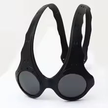 Futuristic Retro Alien Goggles Overhead Sunglasses