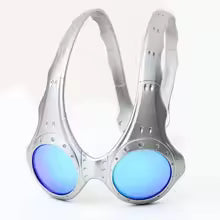 Futuristic Retro Alien Goggles Overhead Sunglasses