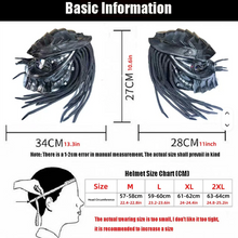 Phantom Full Face Motorcycle Riding LED Helmet with Anti Fog and Laser Beam