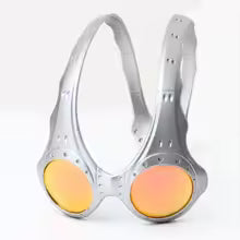 Futuristic Retro Alien Goggles Overhead Sunglasses