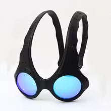 Futuristic Retro Alien Goggles Overhead Sunglasses