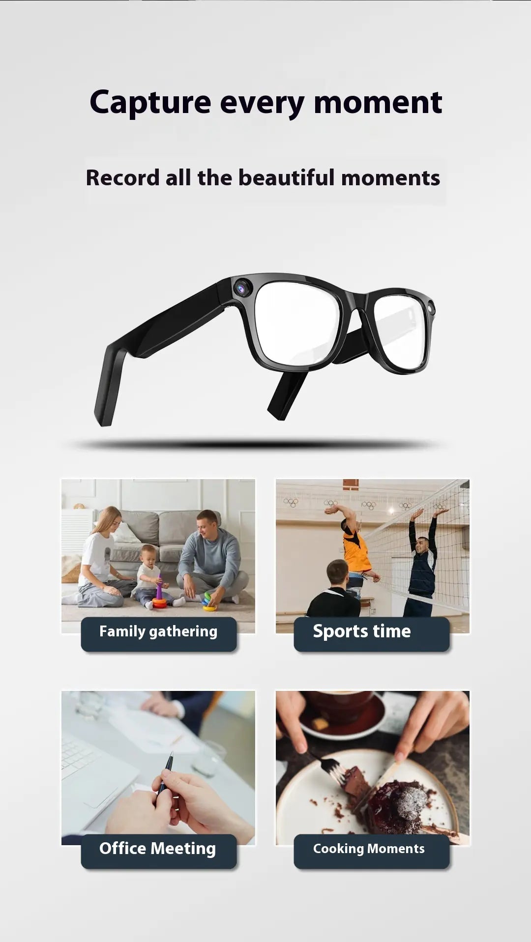 AI Camera Smart Glasses - InstaWOW Shop