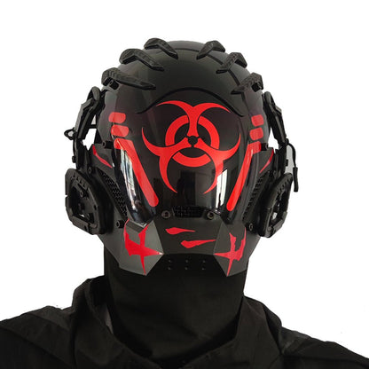 Bioweapon Black Mask Tech Creative Prop Mask Full Face - InstaWOW Shop