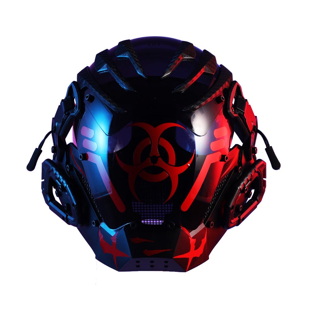 Bioweapon Black Mask Tech Creative Prop Mask Full Face - InstaWOW Shop
