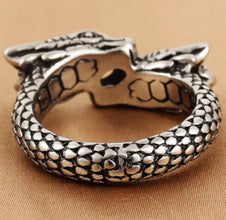 Titanium Steel Retro Chinese Dragon Ring