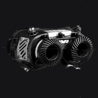 Face Mask Luminous Goggles Gas Mask Cos Sci - fi Mechanical - InstaWOW Shop