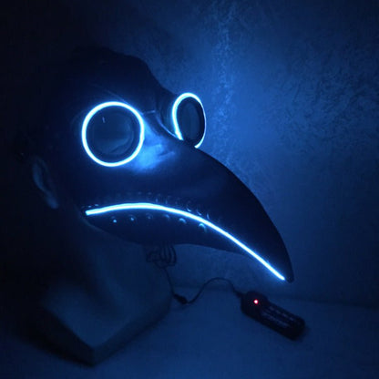 Halloween Bird Doctor LED Glowing Party Mask - InstaWOW Shop