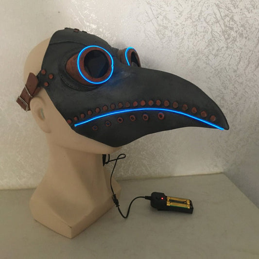 Halloween Bird Doctor LED Glowing Party Mask - InstaWOW Shop