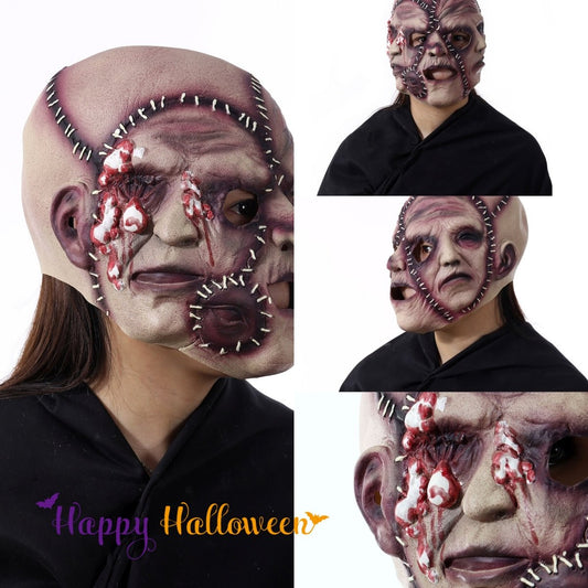 Halloween Three - sided Grimace Horror Mask Cosplay Mask Party Scary Mask Prop - InstaWOW Shop