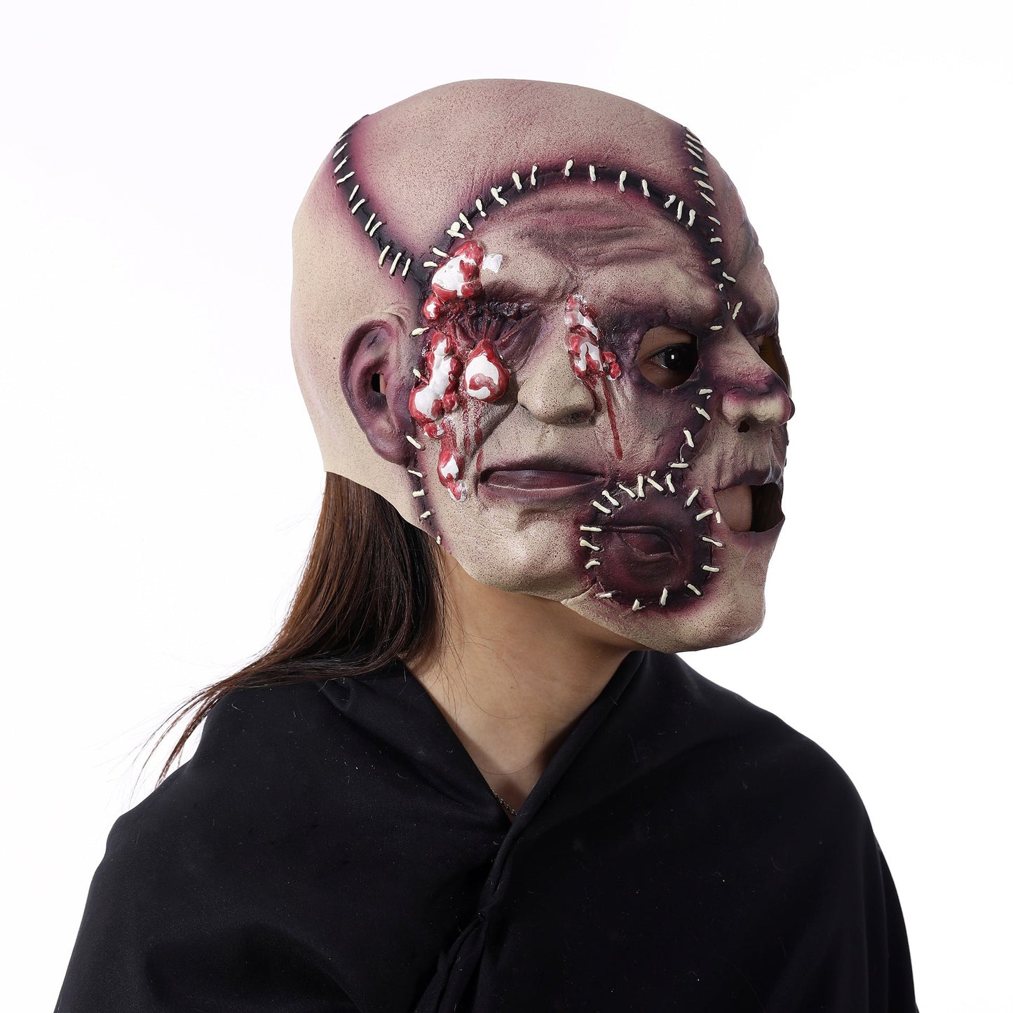 Halloween Three - sided Grimace Horror Mask Cosplay Mask Party Scary Mask Prop - InstaWOW Shop