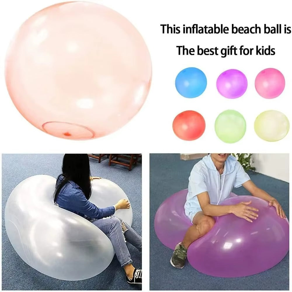 Giant Inflatable Bubble Ball – Reusable Water & Air Bouncy Toy