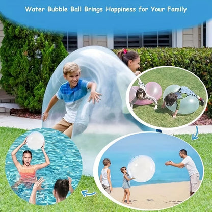 Giant Inflatable Bubble Ball – Reusable Water & Air Bouncy Toy