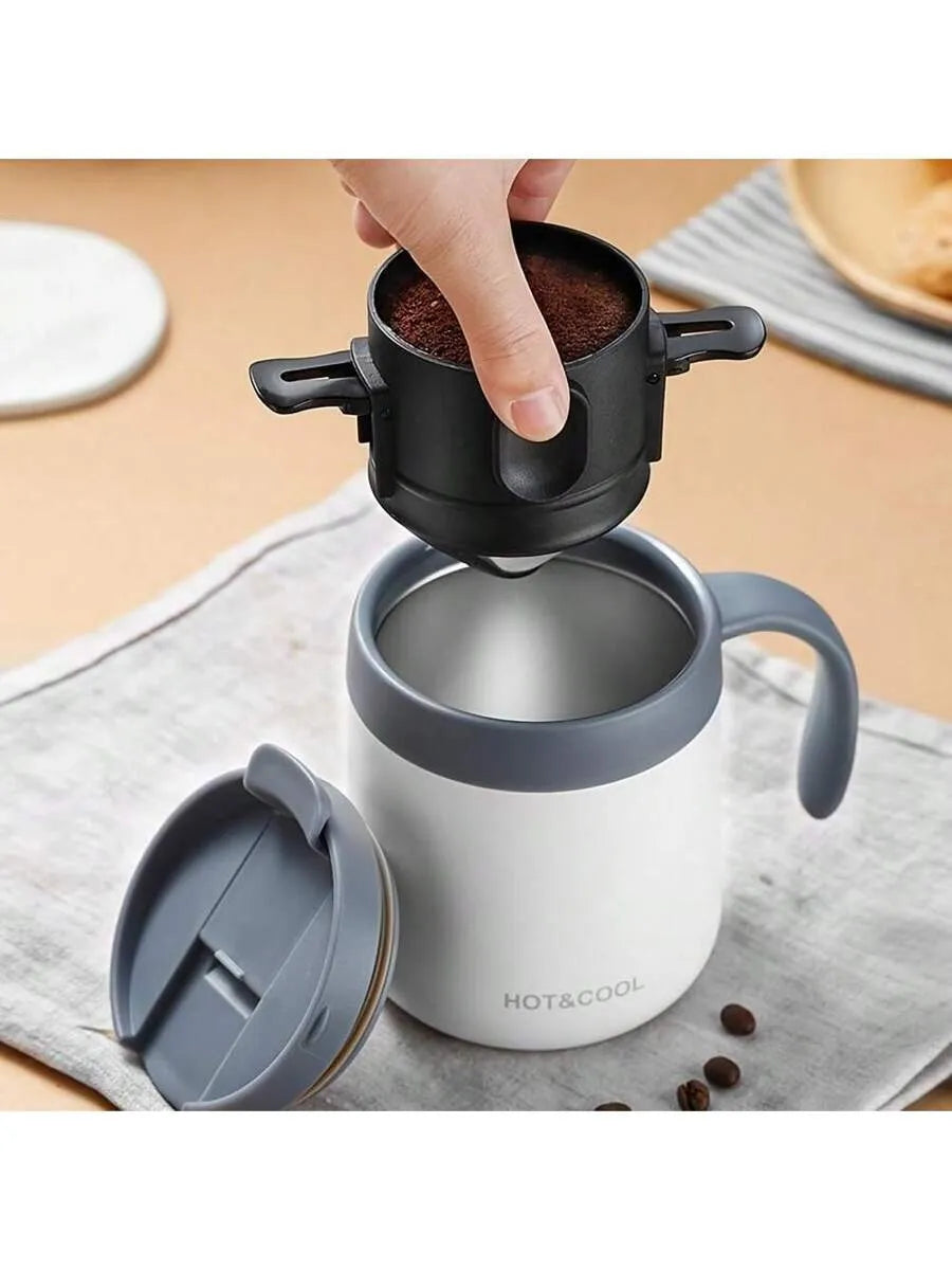 Foldable Stainless Steel Coffee Dripper Filter