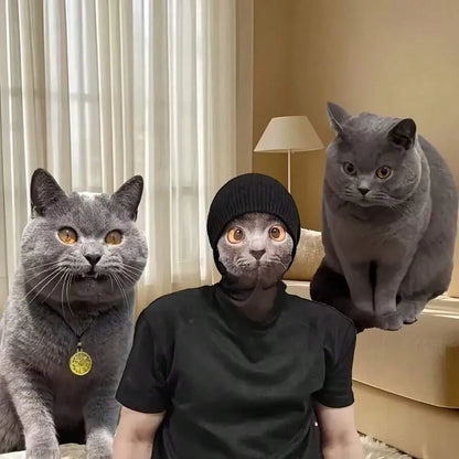 Ultra-Realistic Cat Mesh Face Mask