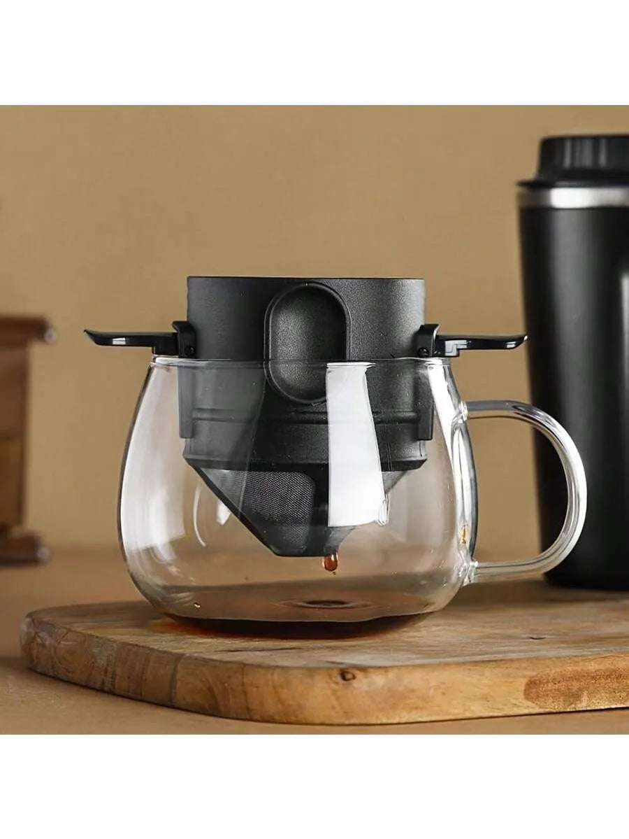 Foldable Stainless Steel Coffee Dripper Filter