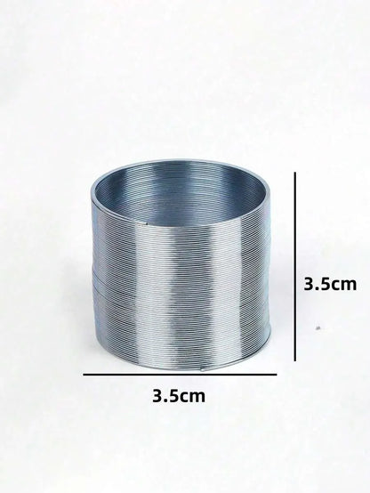 Mini Metal Rainbow Spring Slinky Toy Fidget