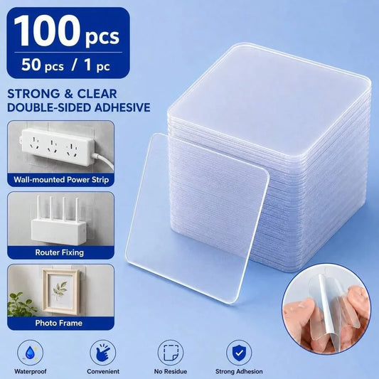 Square Nano Double-Sided Adhesive Pads (10pc)