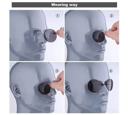 Frameless Mini Nose Matrix Sunglasses