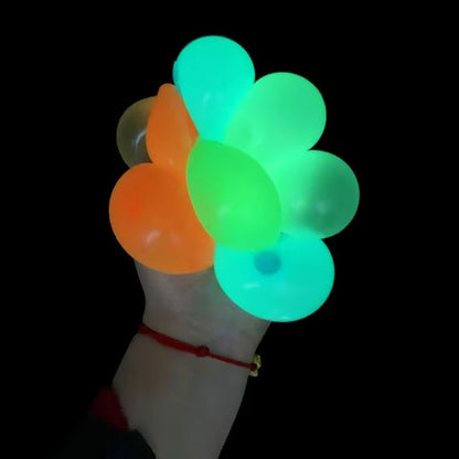 Luminous Sticky Target Ball – Glow Stress Relief Squeeze Toy