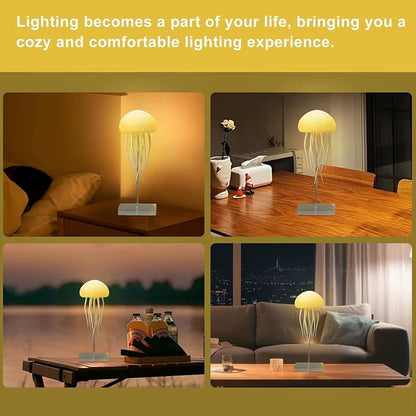 LED Jellyfish Lamp – RGB Color Changing Night Light with Remote Control