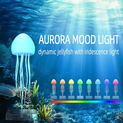 LED Jellyfish Lamp – RGB Color Changing Night Light with Remote Control