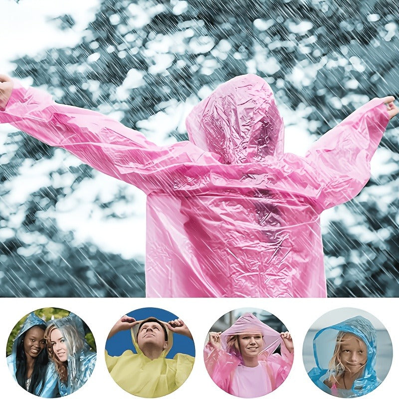 Portable Emergency Rain Poncho Ball (1PC Random Color)