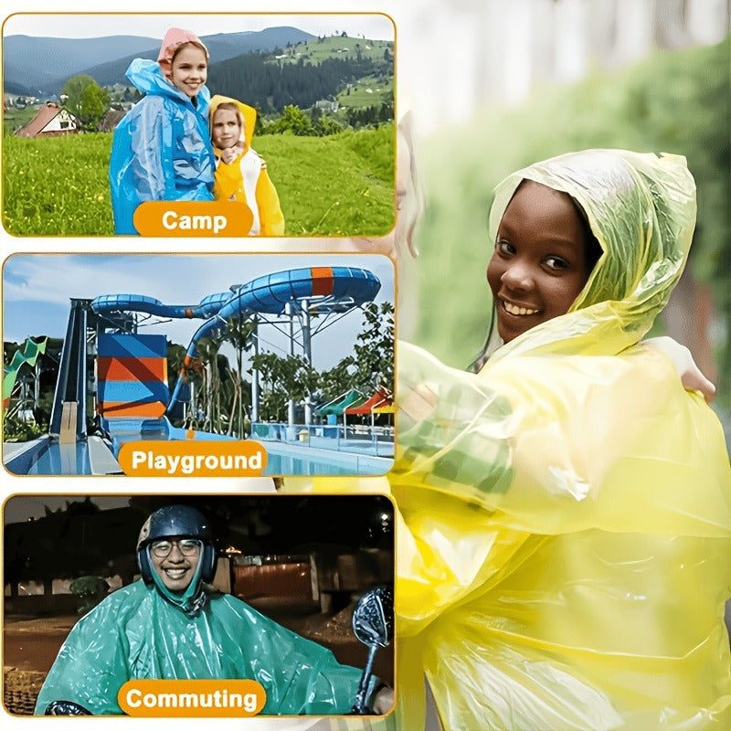 Portable Emergency Rain Poncho Ball (1PC Random Color)