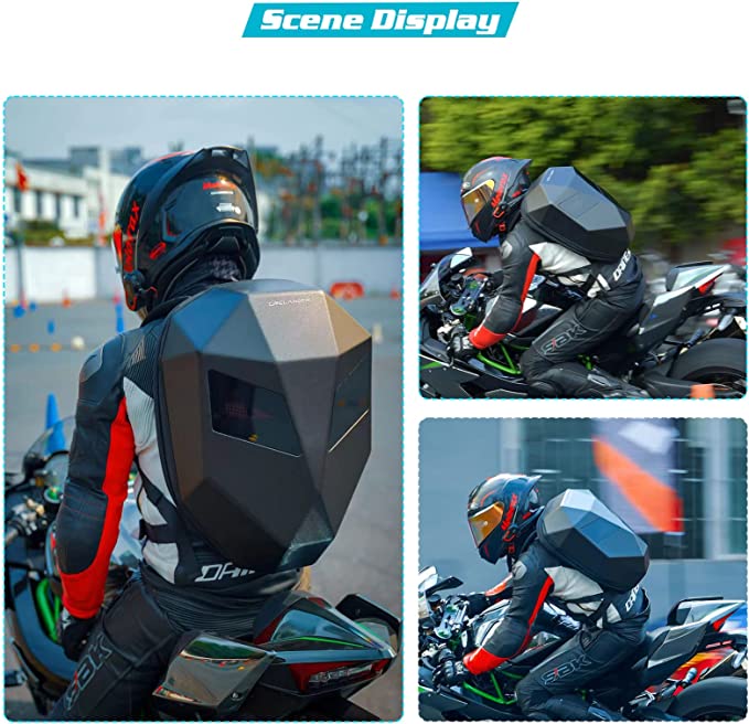 LED Knight Backpack, Laptop Bag Motorcycle Riding Backpack - InstaWOW Shop