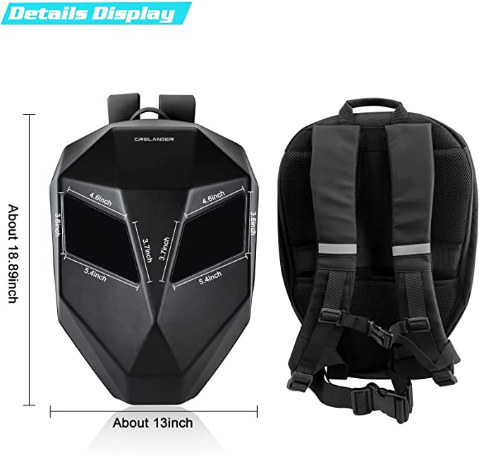 LED Knight Backpack, Laptop Bag Motorcycle Riding Backpack - InstaWOW Shop