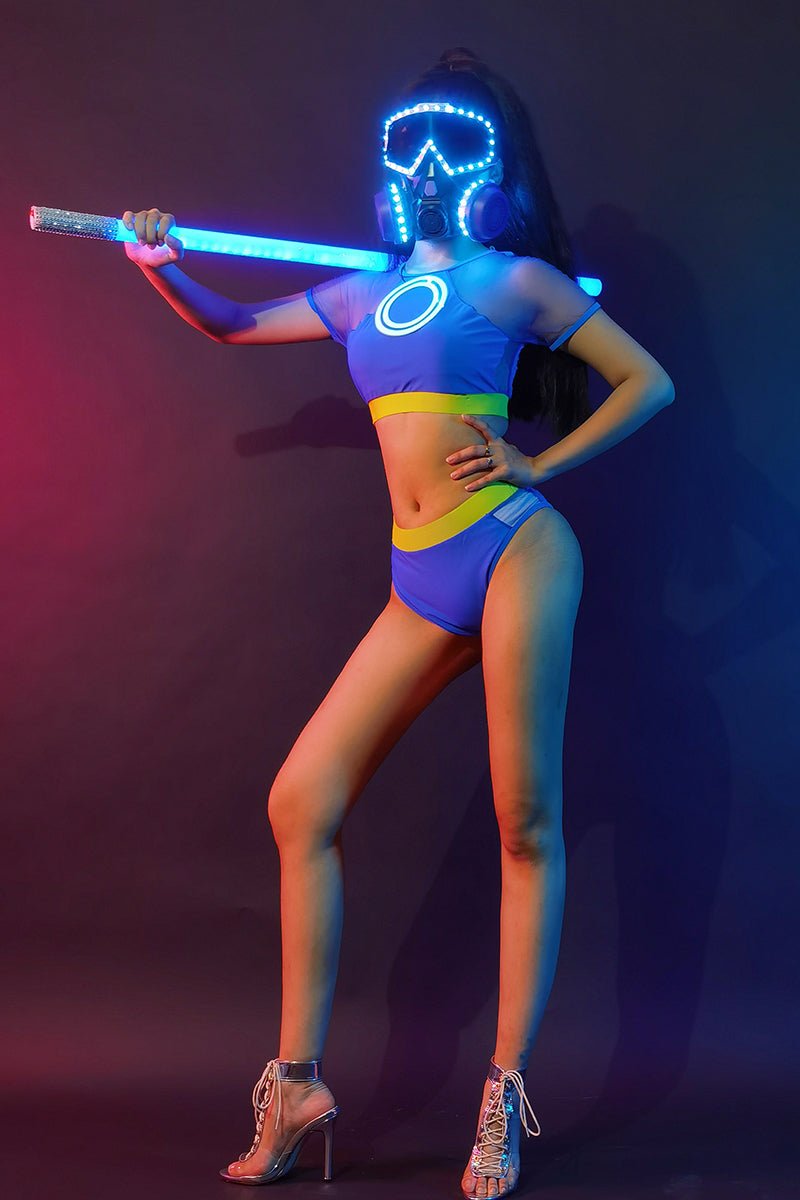 LED Luminous Biochemical Gas Mask Suit - InstaWOW Shop