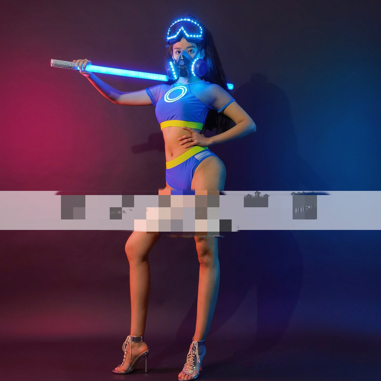 LED Luminous Biochemical Gas Mask Suit - InstaWOW Shop