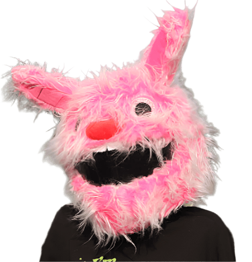 Long Hair Bunny Funny Motorcycle Helmet Cover - InstaWOW Shop