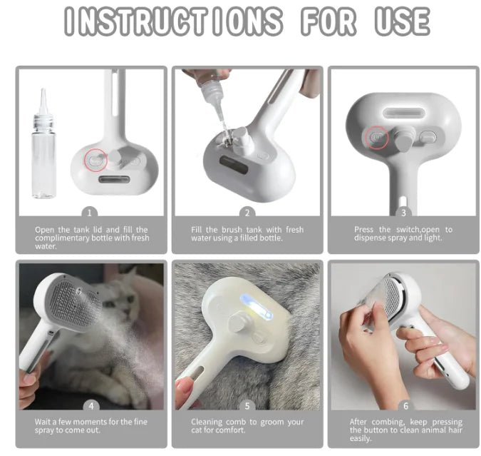 Pet Hair Spray Brush - InstaWOW Shop