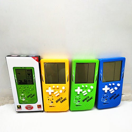 Retro Childhood Tetris Handheld Game Player Yellow - InstaWOW Shop