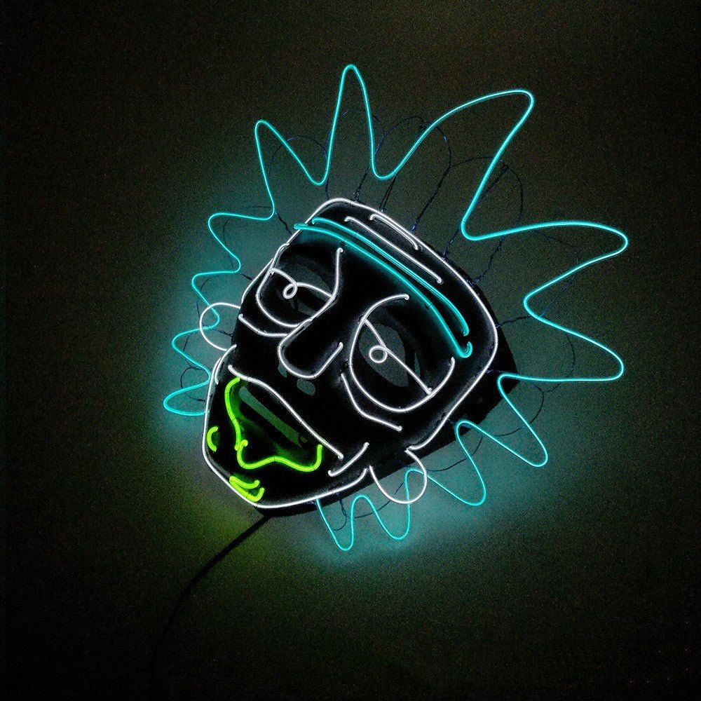 Rick and Morty LED Luminous Mask - InstaWOW Shop