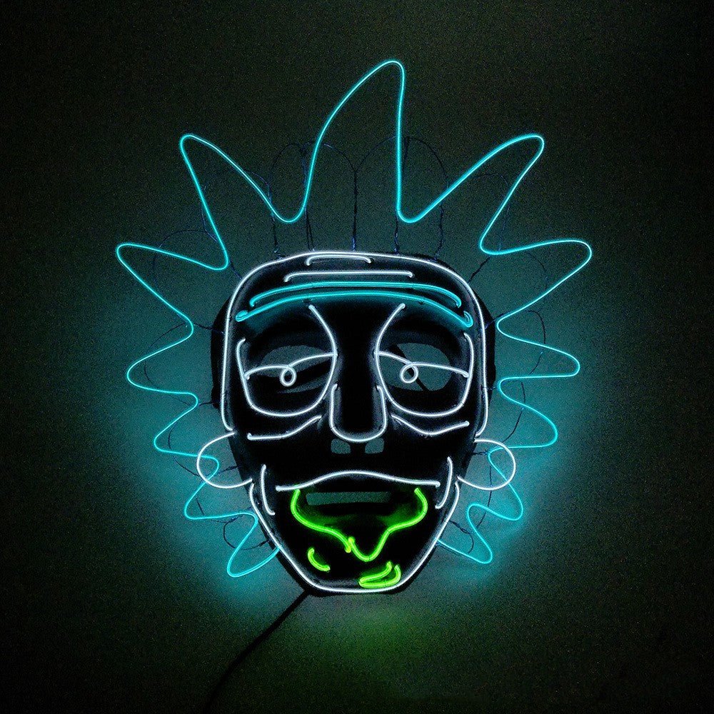 Rick and Morty LED Luminous Mask - InstaWOW Shop