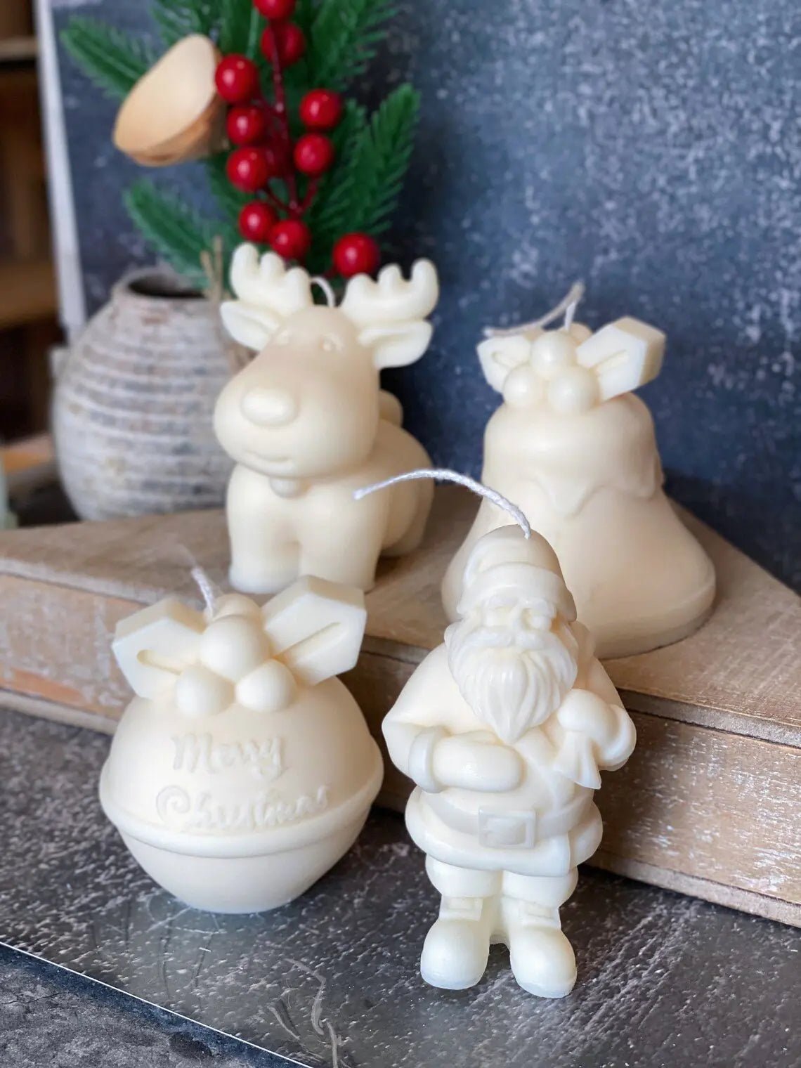 Santa Candles for Xmas Gifts - InstaWOW Shop